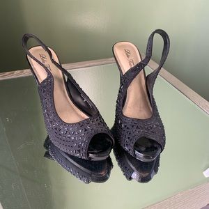 Women’s black dress stilettos